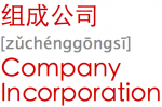Company Incorporation 组成公司 [zǔchénggōngsī] David Petersson 潘德伟
